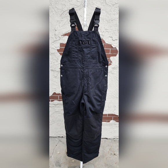 SMALL SHORT Delta Airlines Ground Crew Maintenance Insulated Overalls Bib Black - Picture 3 of 16